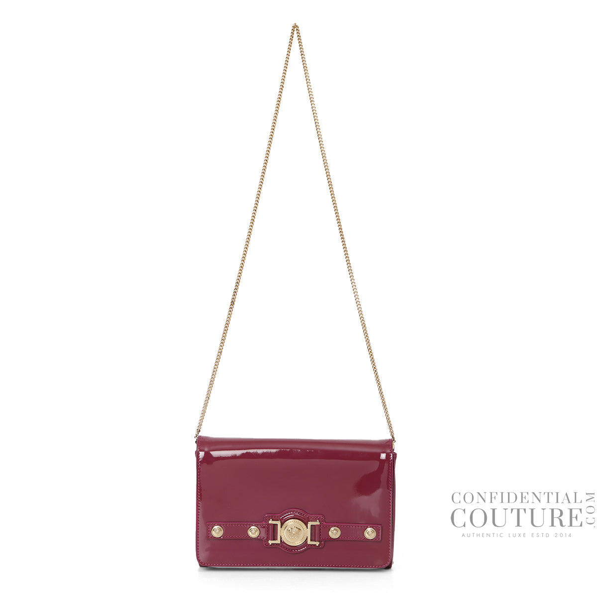 Burgundy Medusa '95 Clutch
