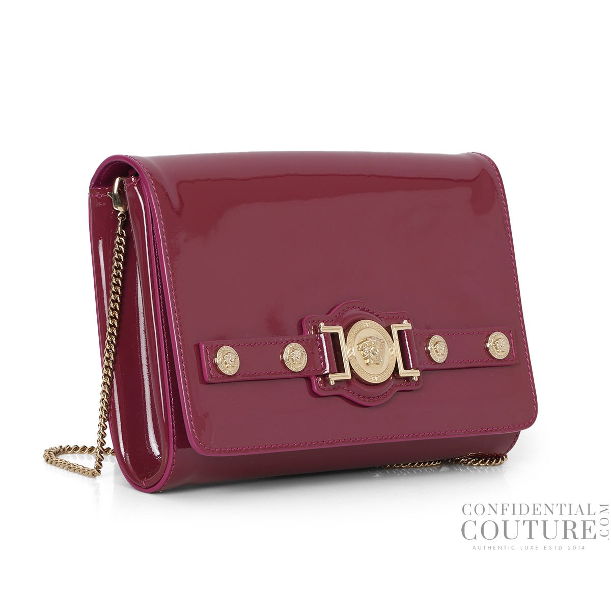 Burgundy Medusa '95 Clutch