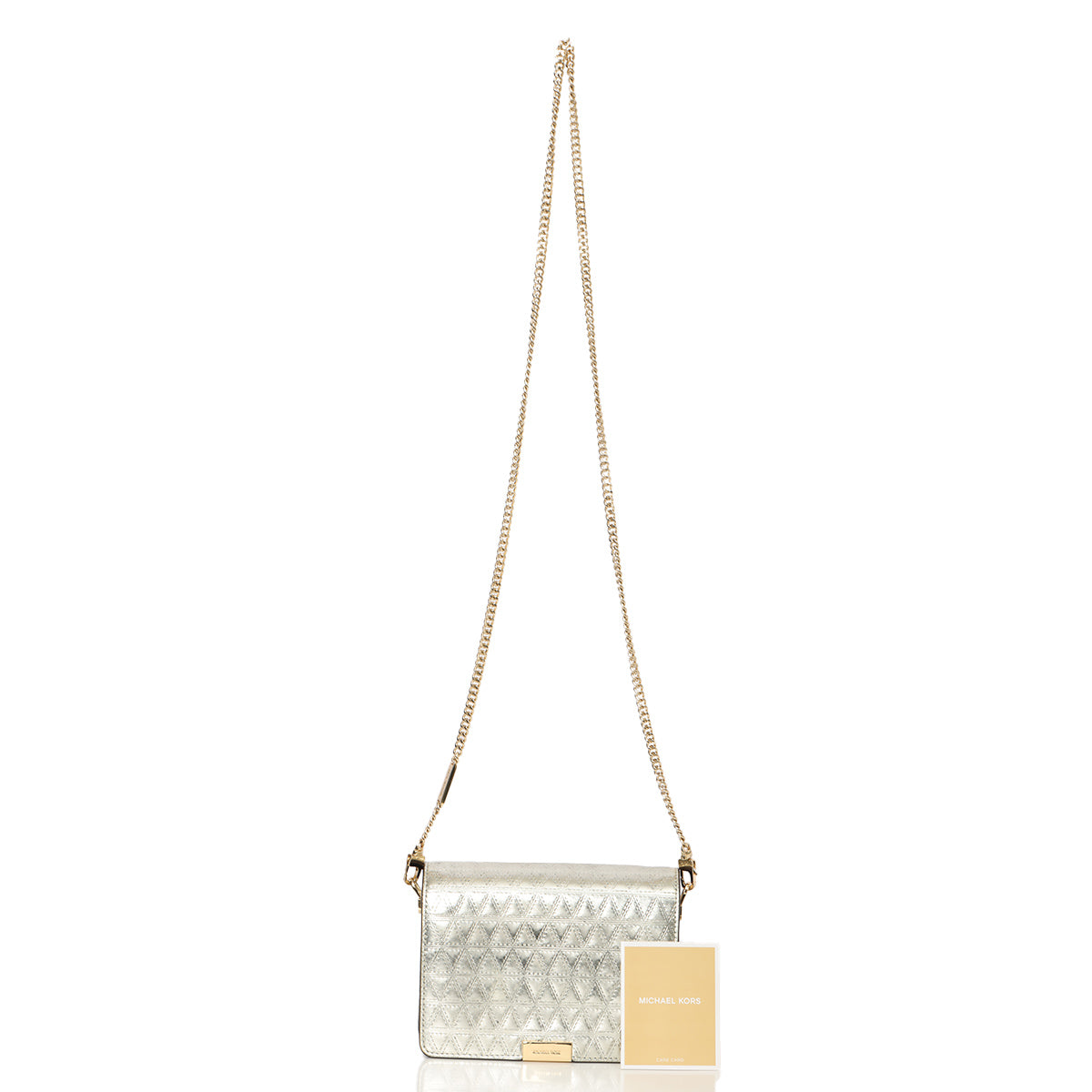 Silver Jade Medium Gusset Clutch