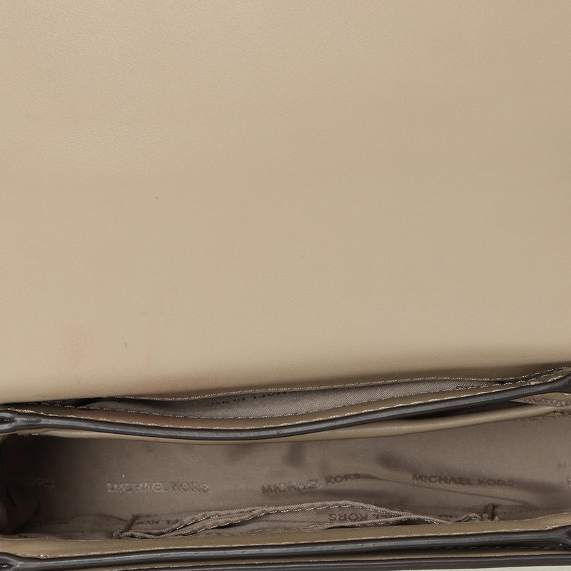 Silver Jade Medium Gusset Clutch