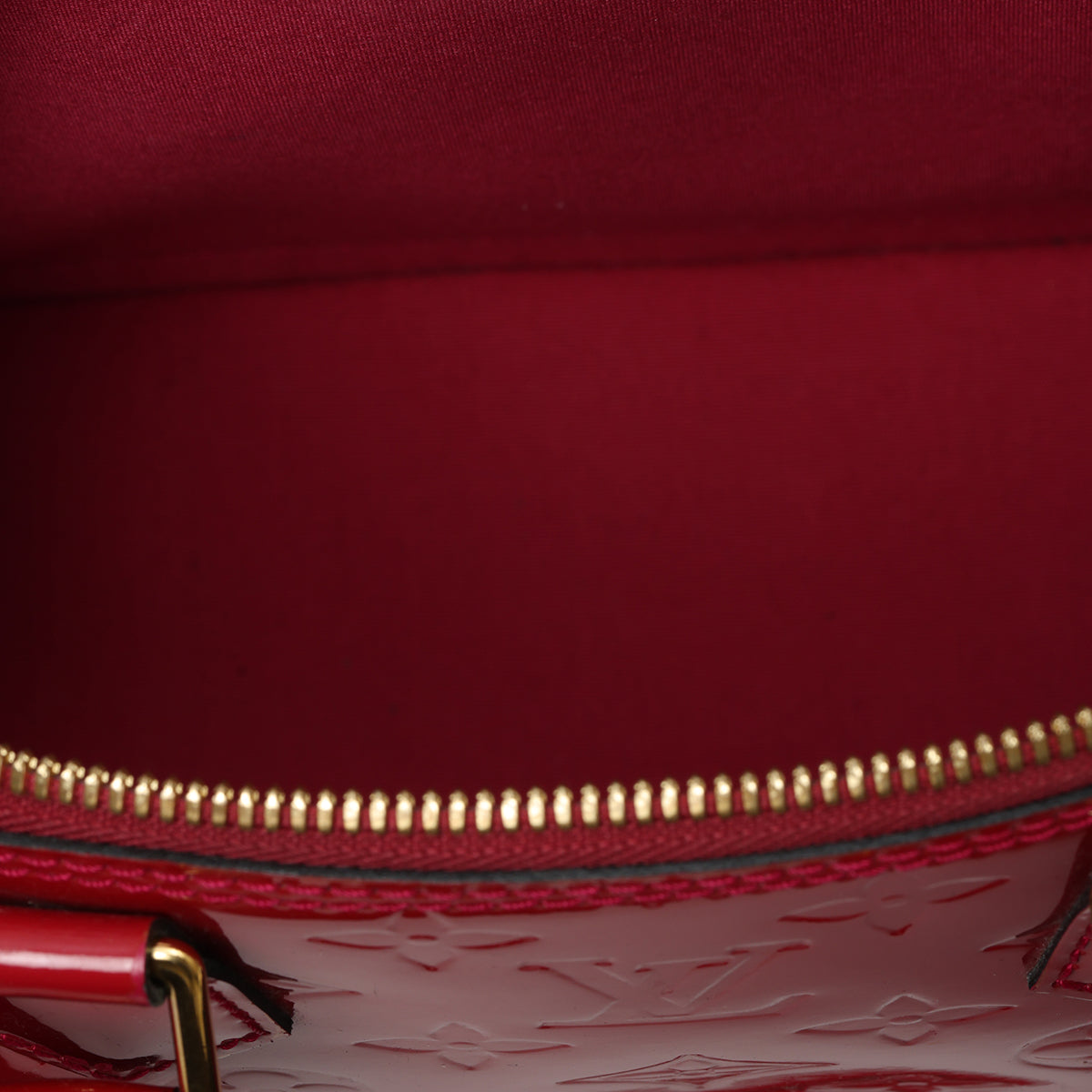 Red Patent Leather Alma BB Bag