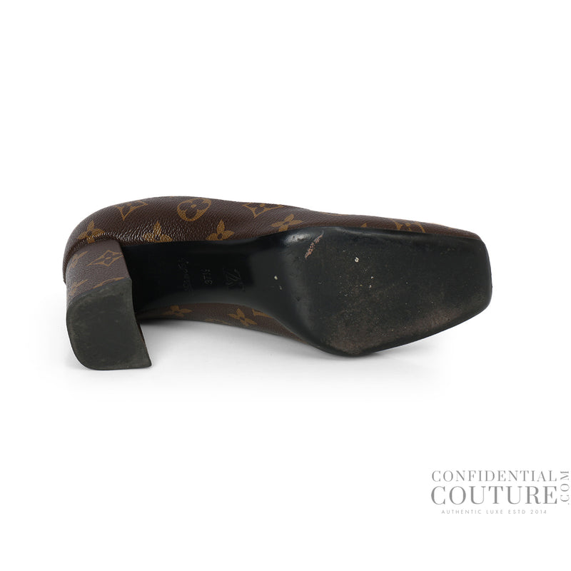 Women Louis Vuitton Monogram Toe Pumps