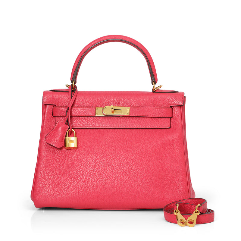 Pre loved hermes kelly 28 rose extreme price