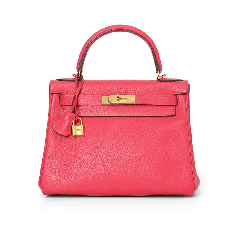 Hermes Kelly 28 Rose Extreme