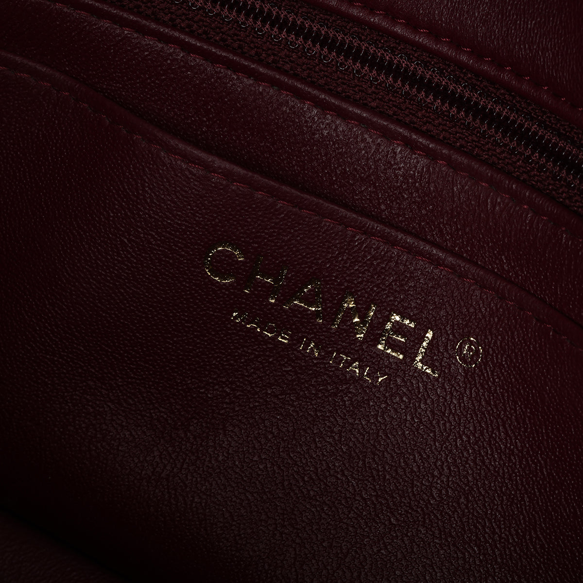 Maroon Mini Classic Flap Bag