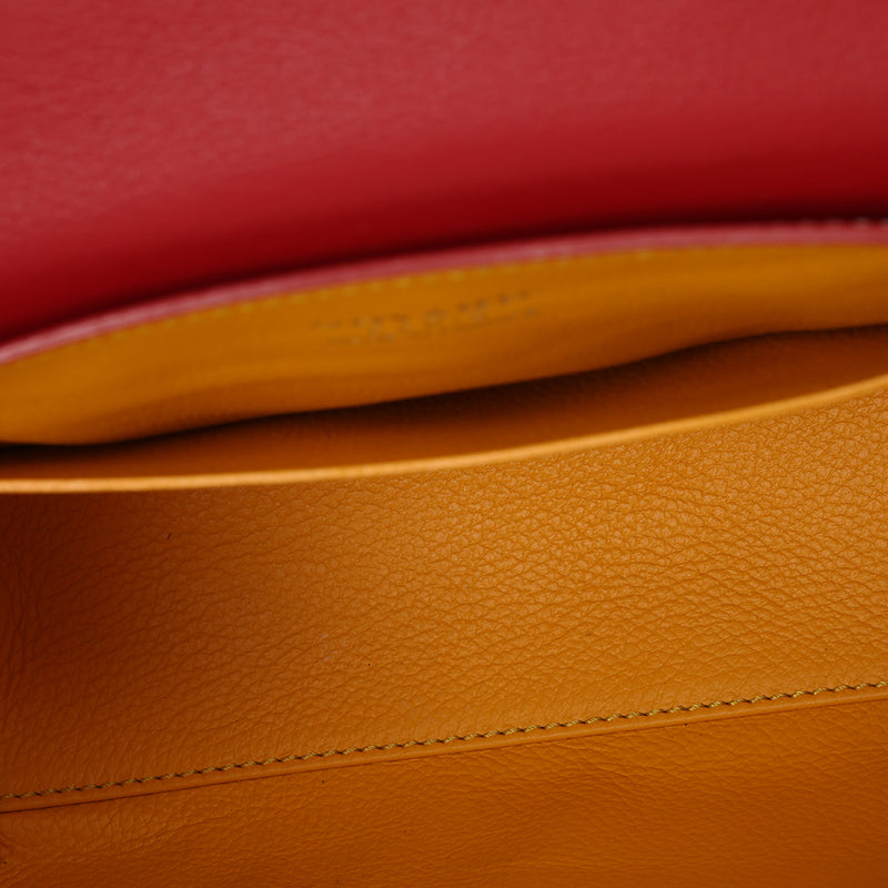 Red Saigon Souple Mini Top Handle Bag