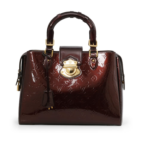 Amarante Monogram Vernis Melrose Avenue Bag