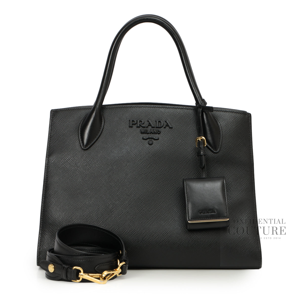Saffiano Cuir Medium Monochrome Tote