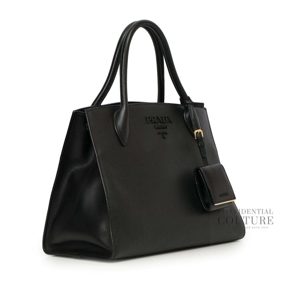 Saffiano Cuir Medium Monochrome Tote