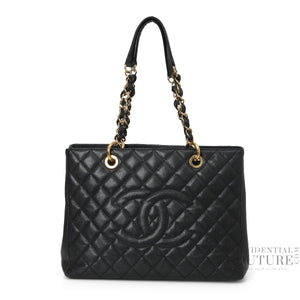 Black Grand Shopping Tote