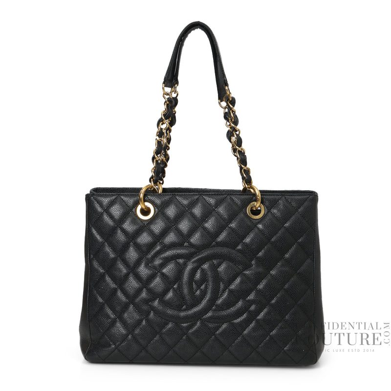 Black Grand Shopping Tote