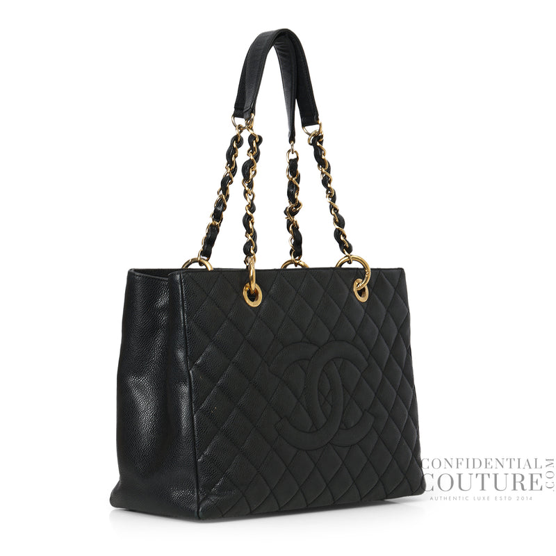 Black Grand Shopping Tote