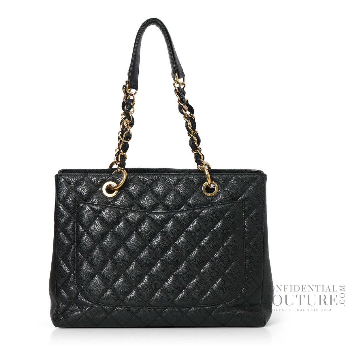 Black Grand Shopping Tote