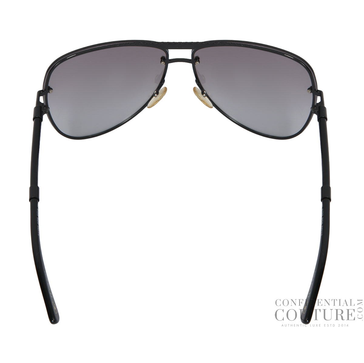B.V.129/S Black Intrecciato Aviators