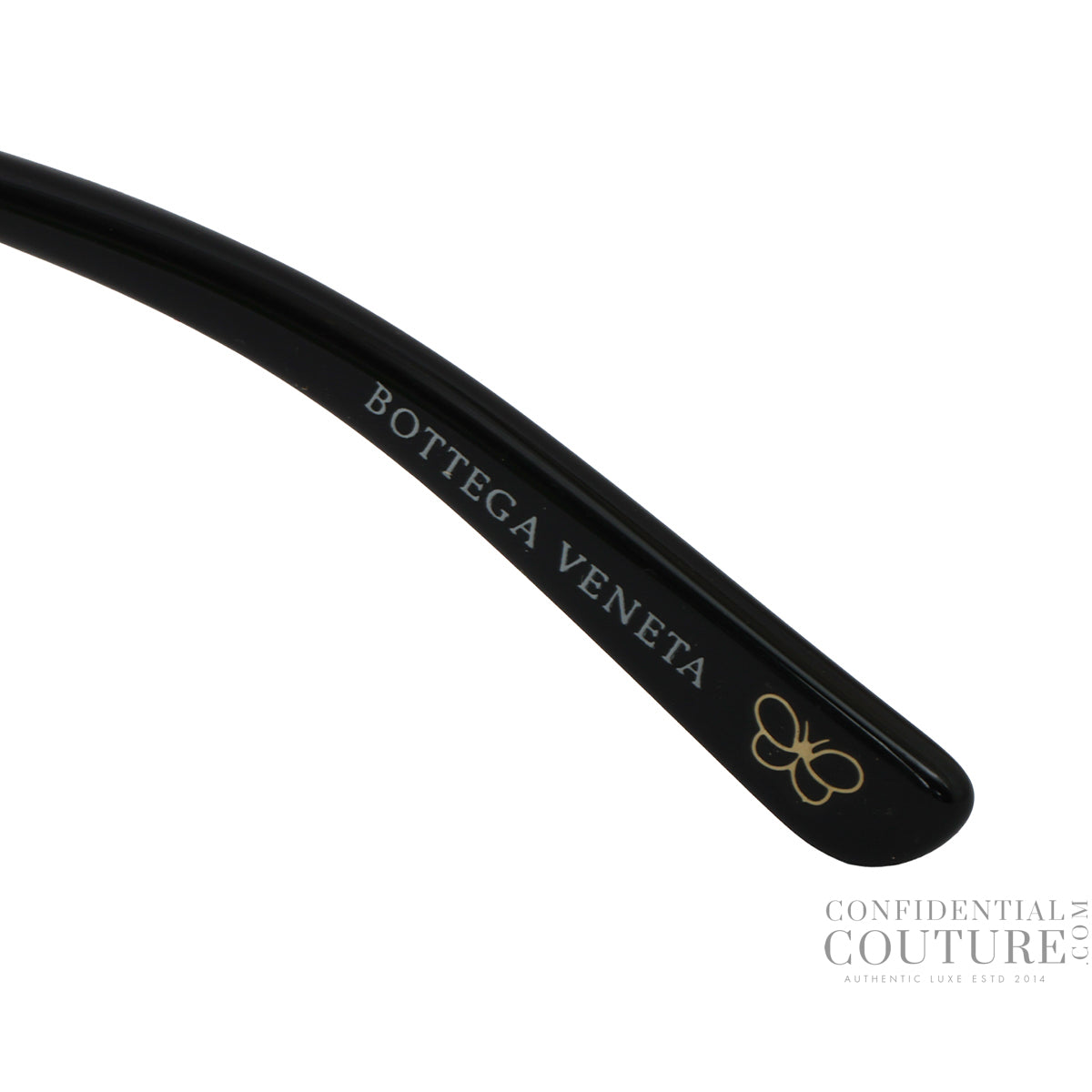 B.V.129/S Black Intrecciato Aviators