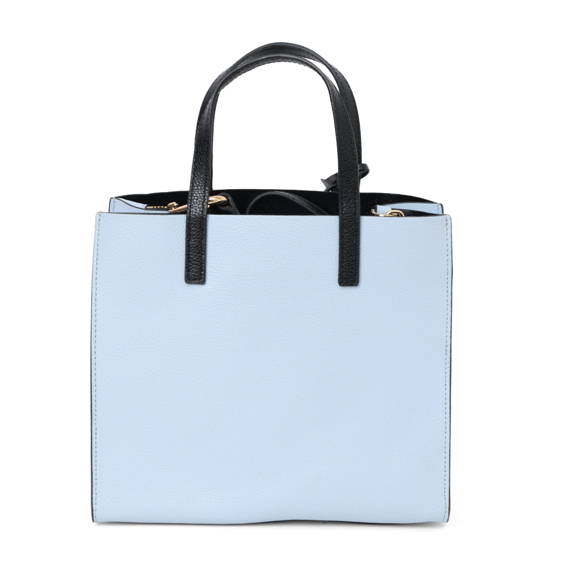 Powder Blue Mini Grind Handbag with Detachable Sling Strap