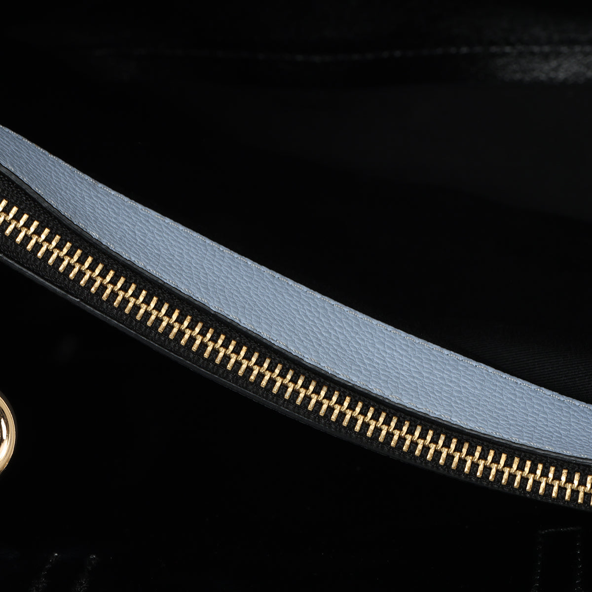 Powder Blue Mini Grind Handbag with Detachable Sling Strap