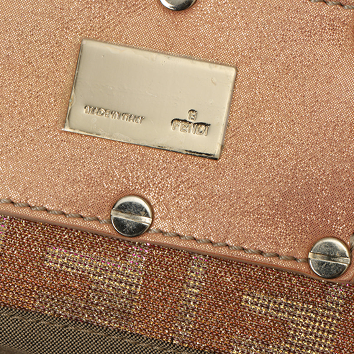 Pink Large Metallic Zucca Mia Tote