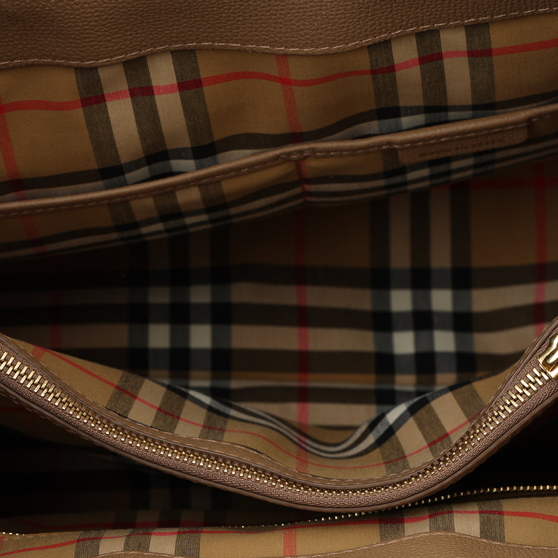 Medium Tan Banner Tote Bag