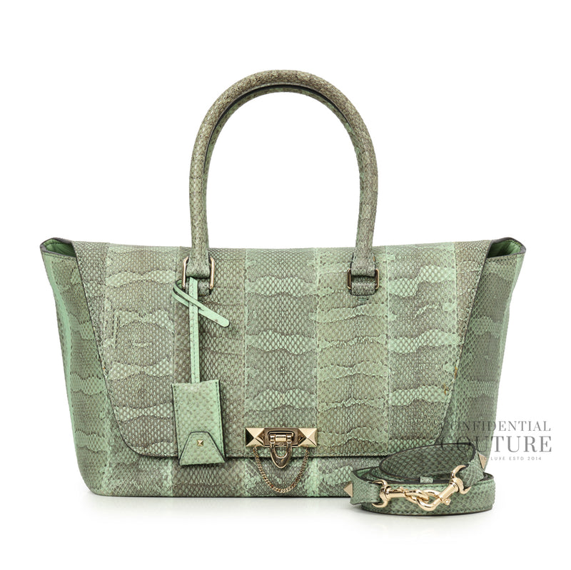 Watersnake Demilune Satchel Bag