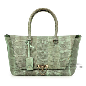 Watersnake Demilune Satchel Bag