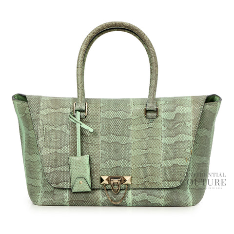 Watersnake Demilune Satchel Bag