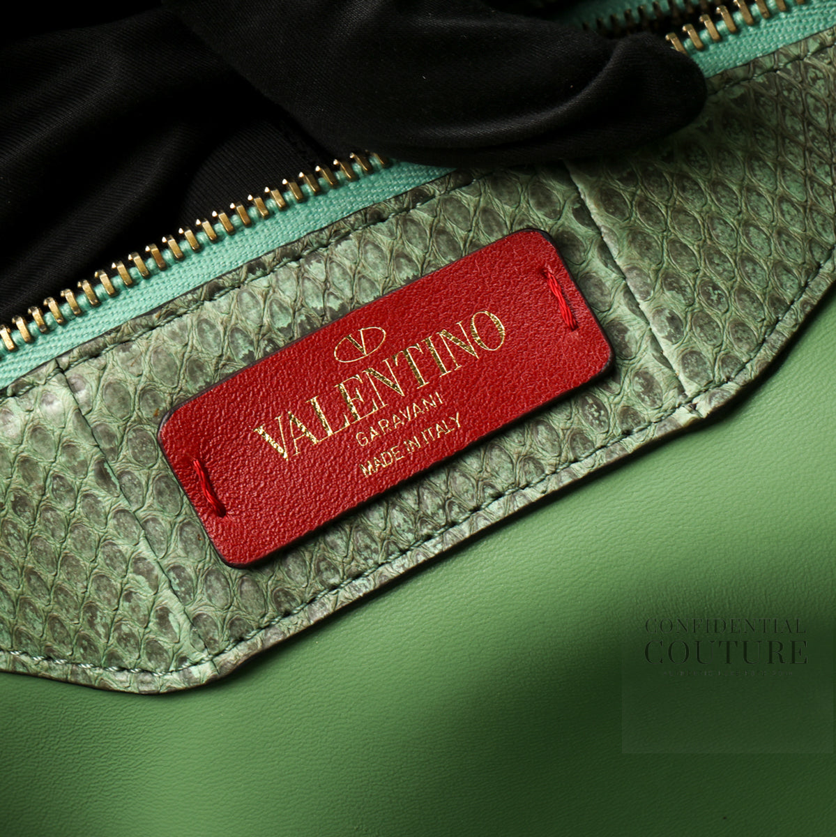 Authentic Pre-Loved — Watersnake Demilune Satchel Bag — View 6