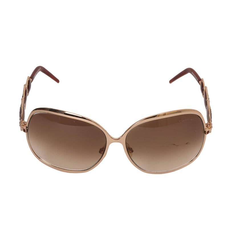Pearl Frame Brown Sunglasses