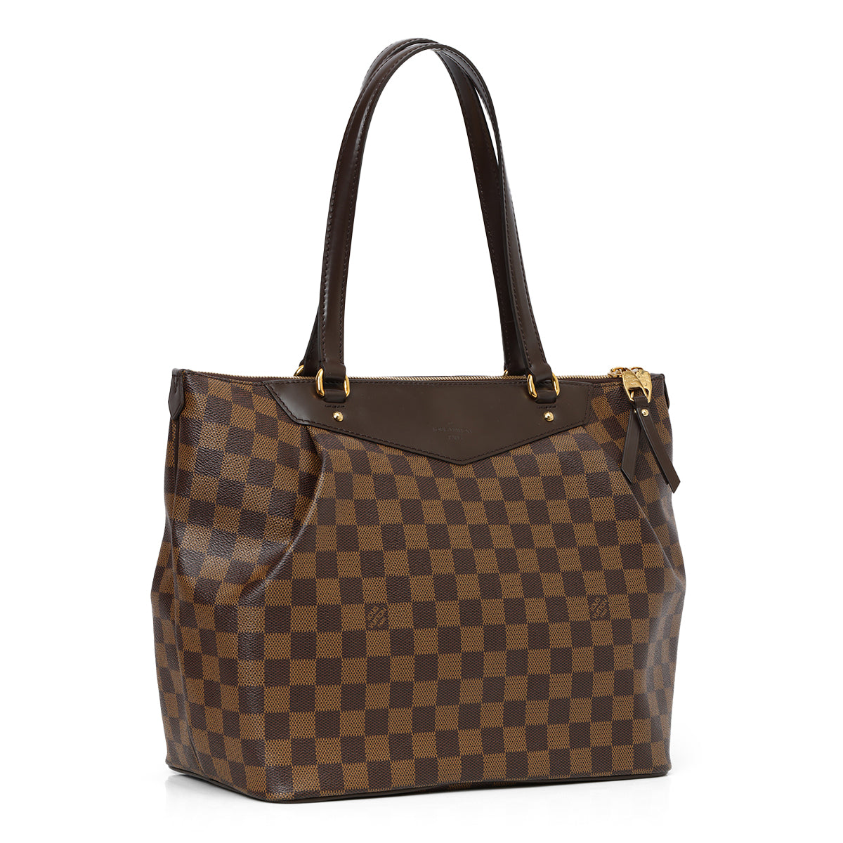 Westminster GM Damier Ebene Tote Bag Brown