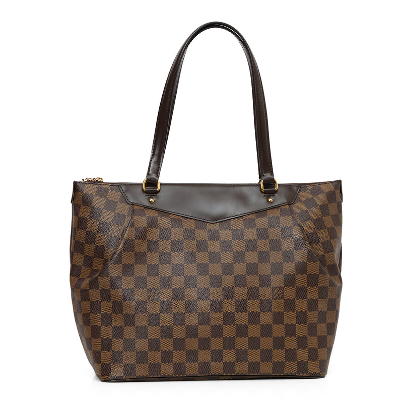 Westminster GM Damier Ebene Tote Bag Brown