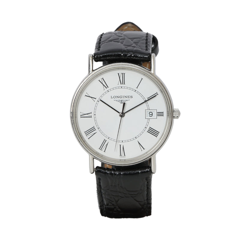 Women Longines Elegance Black La Grande Classic Watch 30 mm