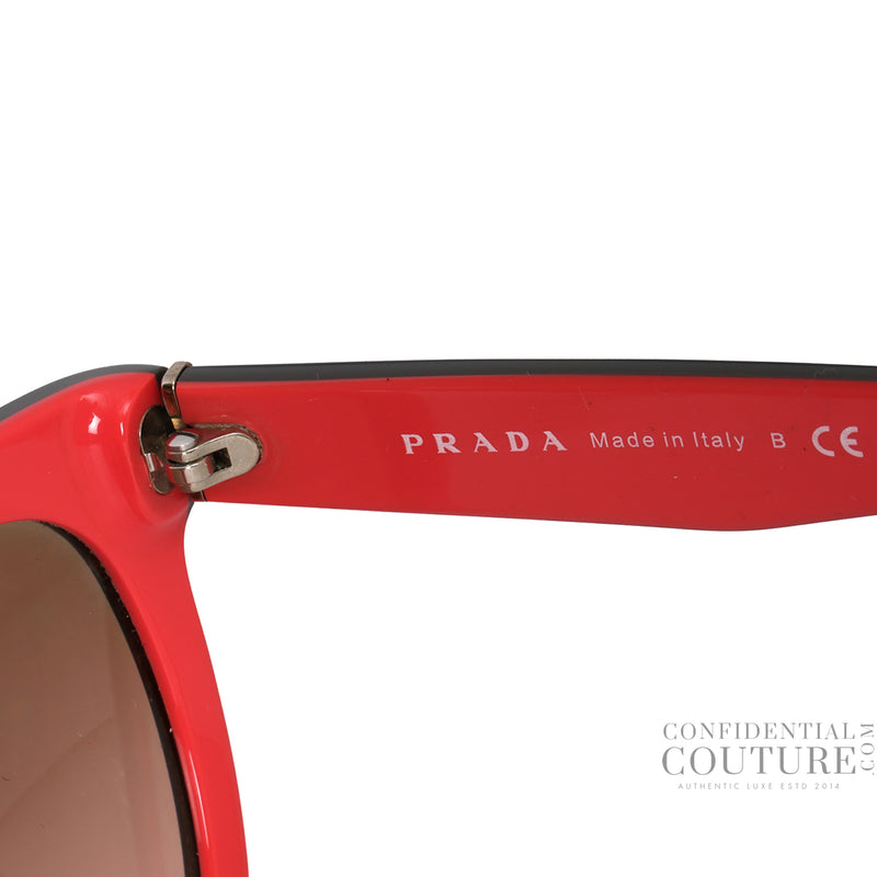 Cat Eye Black/Pink Sunglasses SPR 05P