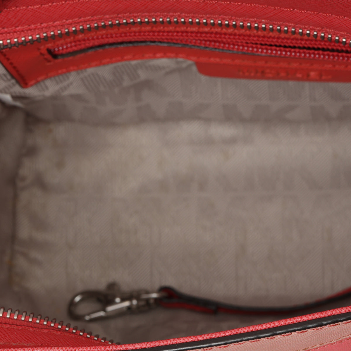 Peach Red Chevron Selma Crossbody Bag