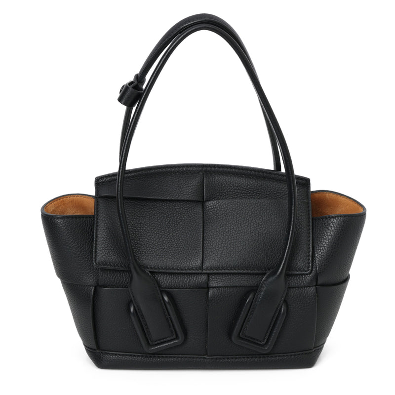 Black Mini Acro Top Handle Bag