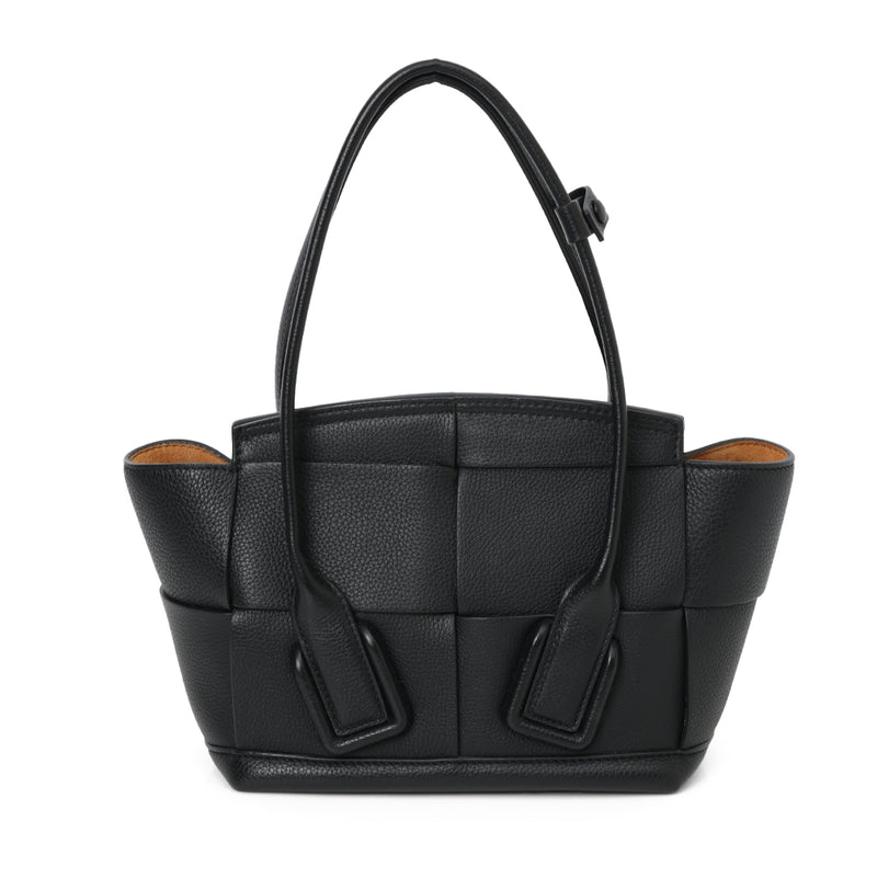 Black Mini Acro Top Handle Bag