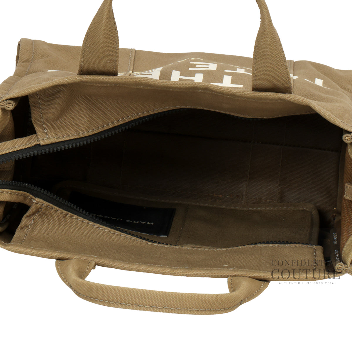 Authentic Pre-Loved — Slate Green The Canvas Medium Tote Bag — Hardware Detail