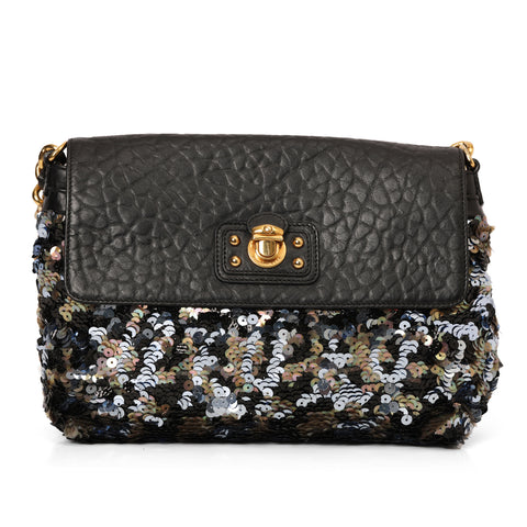 Rocket Sequin Chain Link Shoulder Bag One Size