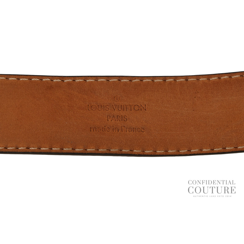 Monogram LV Initials Slim Belt 90/36