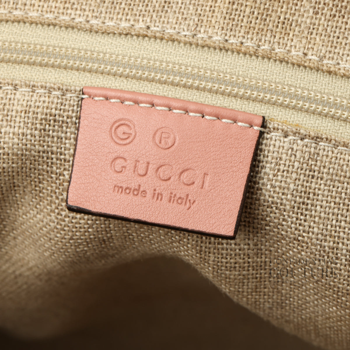 Authentic Pre-Loved — Pink Micro Guccissima Leather Convertible Satchel Bag — View 6