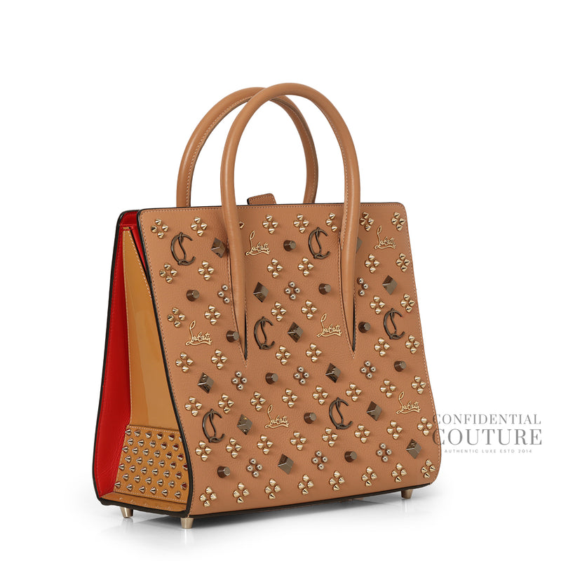 Nude/Red Medium Paloma Loubinthesky Handle Bag