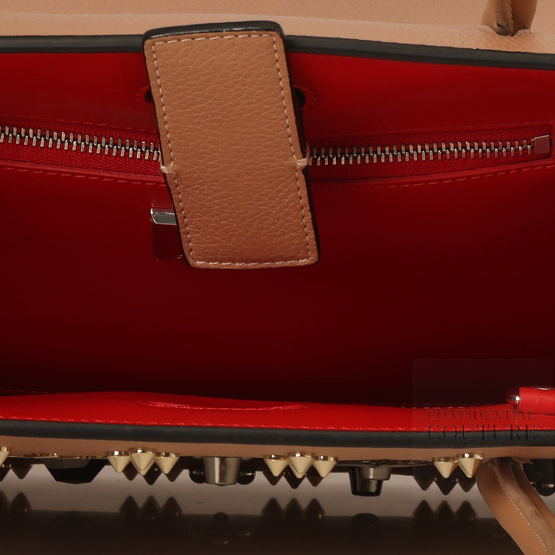 Nude/Red Medium Paloma Loubinthesky Handle Bag