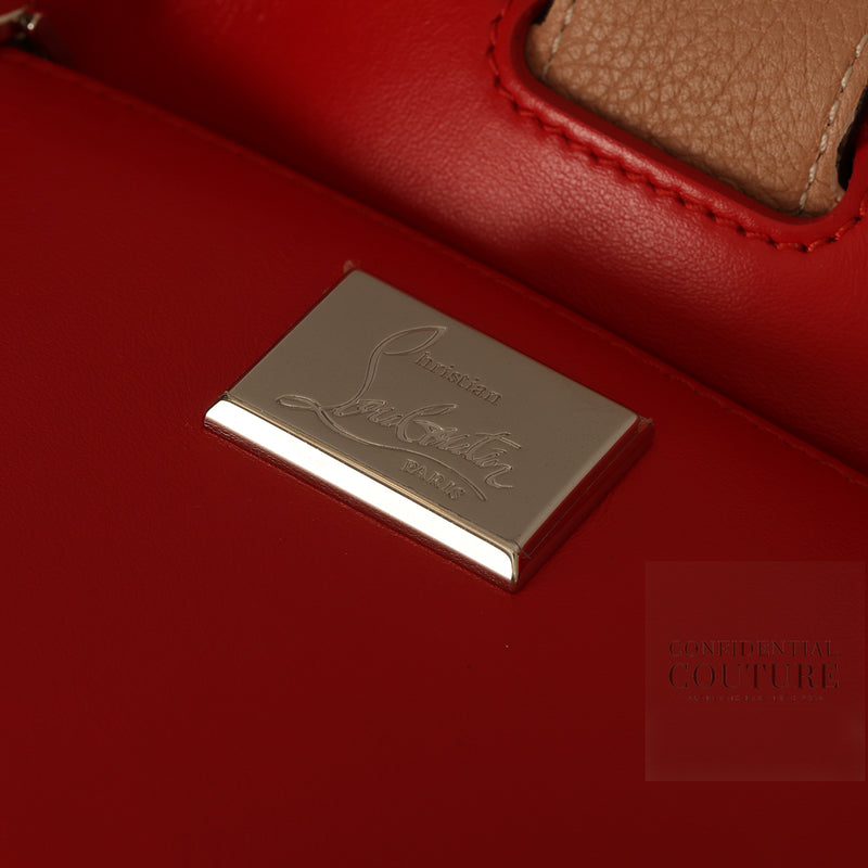 Nude/Red Medium Paloma Loubinthesky Handle Bag