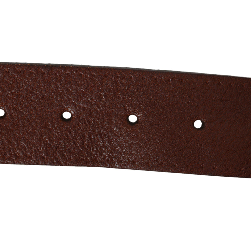 Pre loved gucci brown calfskin g belt 34 sale
