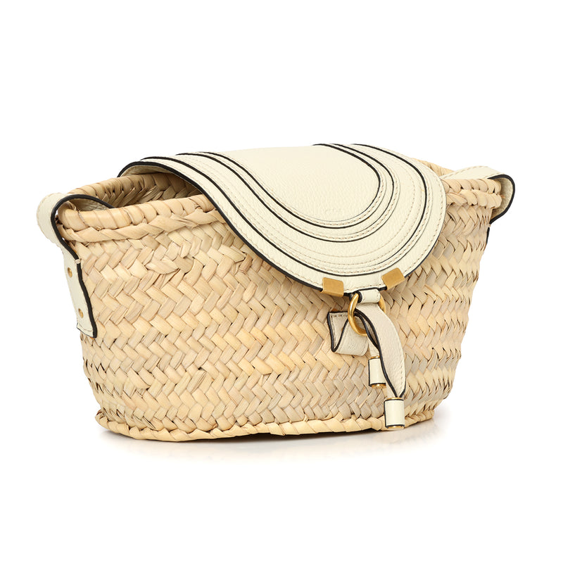 Women pre loved Chloe Mini Marcie Straw Crossbody