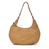 Cuoio Vitello Daino Leather Zippy Top Hobo Bag One Size
