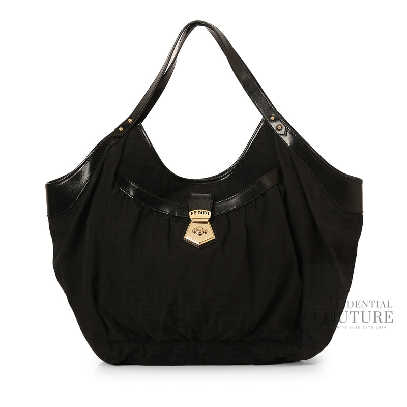 Black Zucca Canvas Borsa Chef Tote Bag
