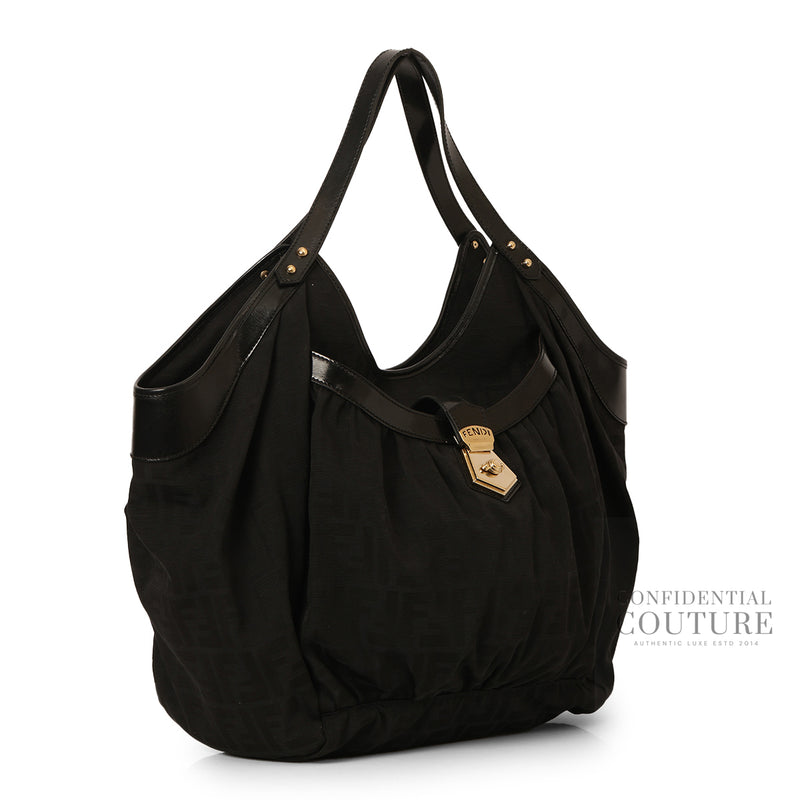 Black Zucca Canvas Borsa Chef Tote Bag
