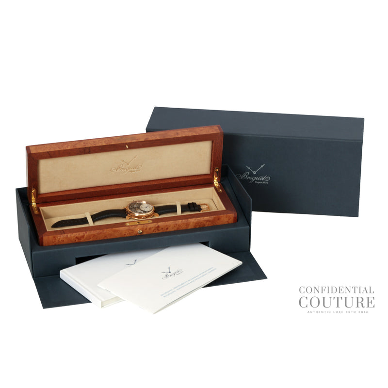 Men breguet tradition gold with black alligator strap watch price