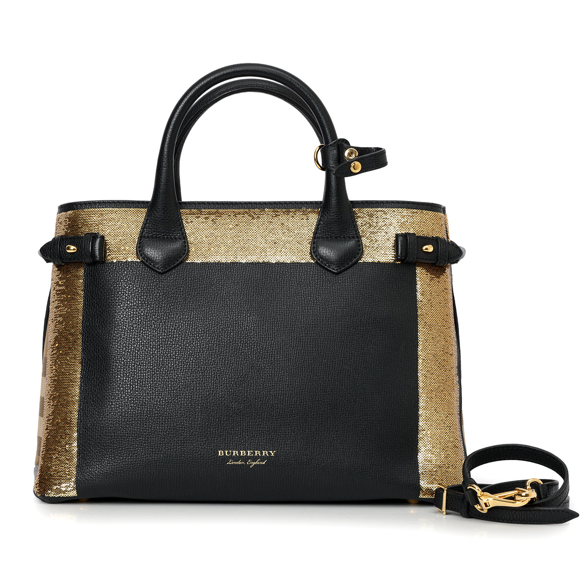 Banner Medium Glitter Pony Calfskin