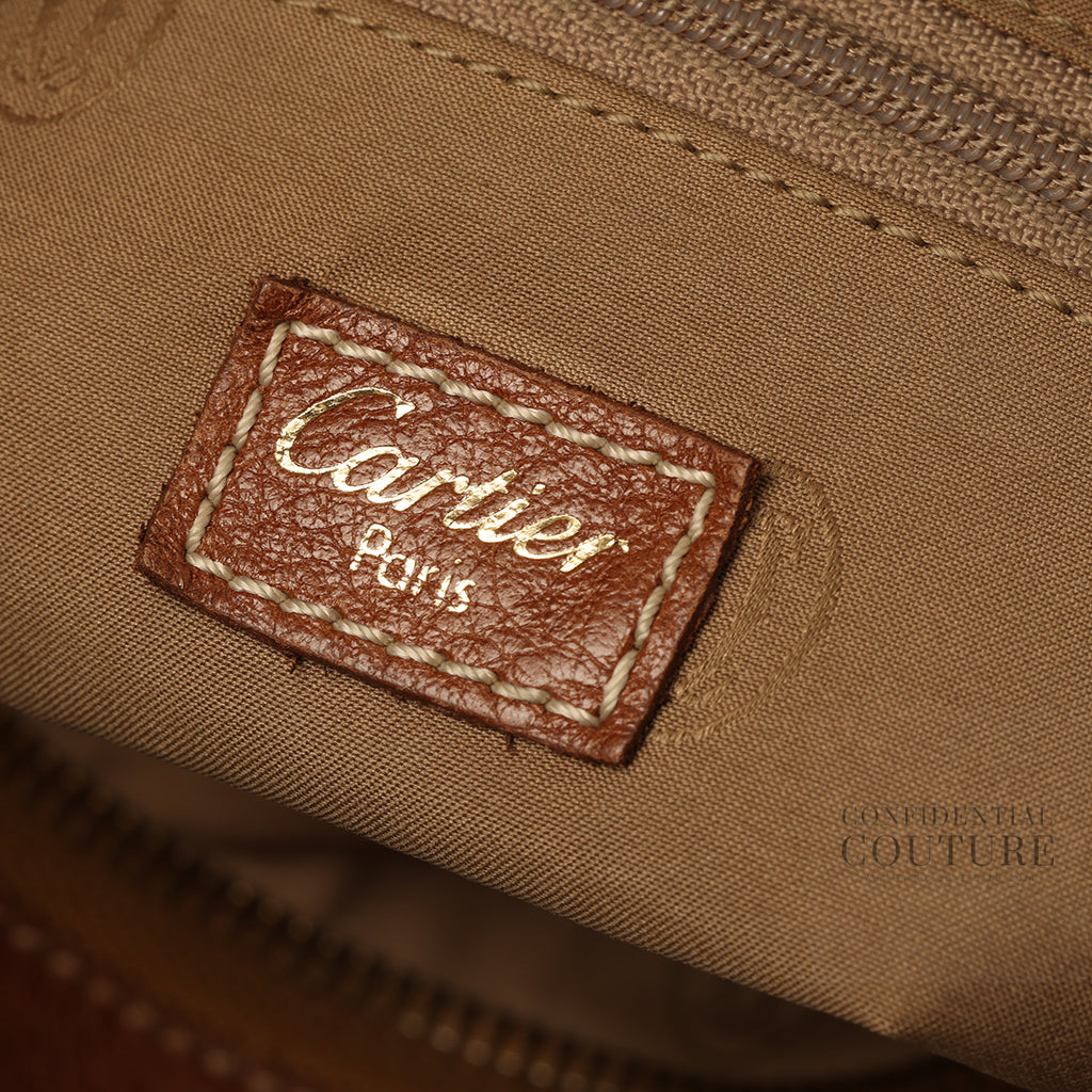 Brown Leather Medium Marcello de Cartier Bag – Confidential Couture